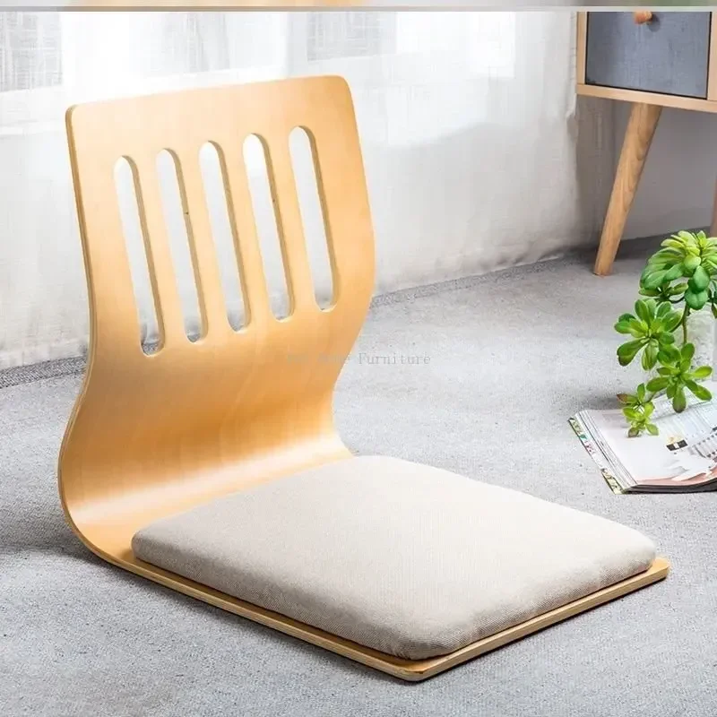 

Backrest Household Lazy Japanese-Style Chair Legless Reading New Country Floor Chair Back Chair Small-Sized No-Foot