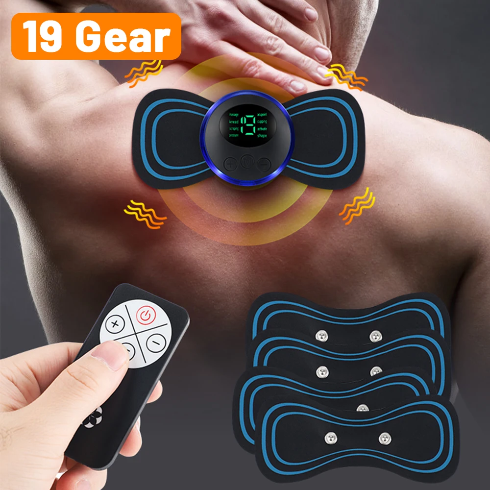 

Electric Massager Pad Body Electric Massager Muscle Massager Mini Neck Cervical Massage Stimulator Massage Pad For Relief Pain