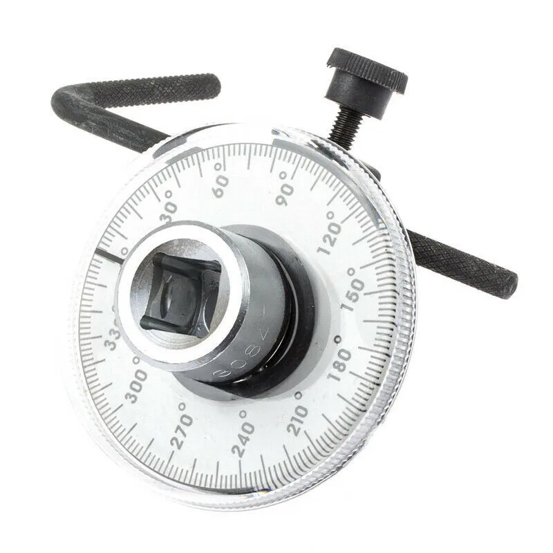 Useful New Protractor 360 Degree Accessories Drive Socket Wrench Mechanics Tools Replacement Torque Angle Gauge