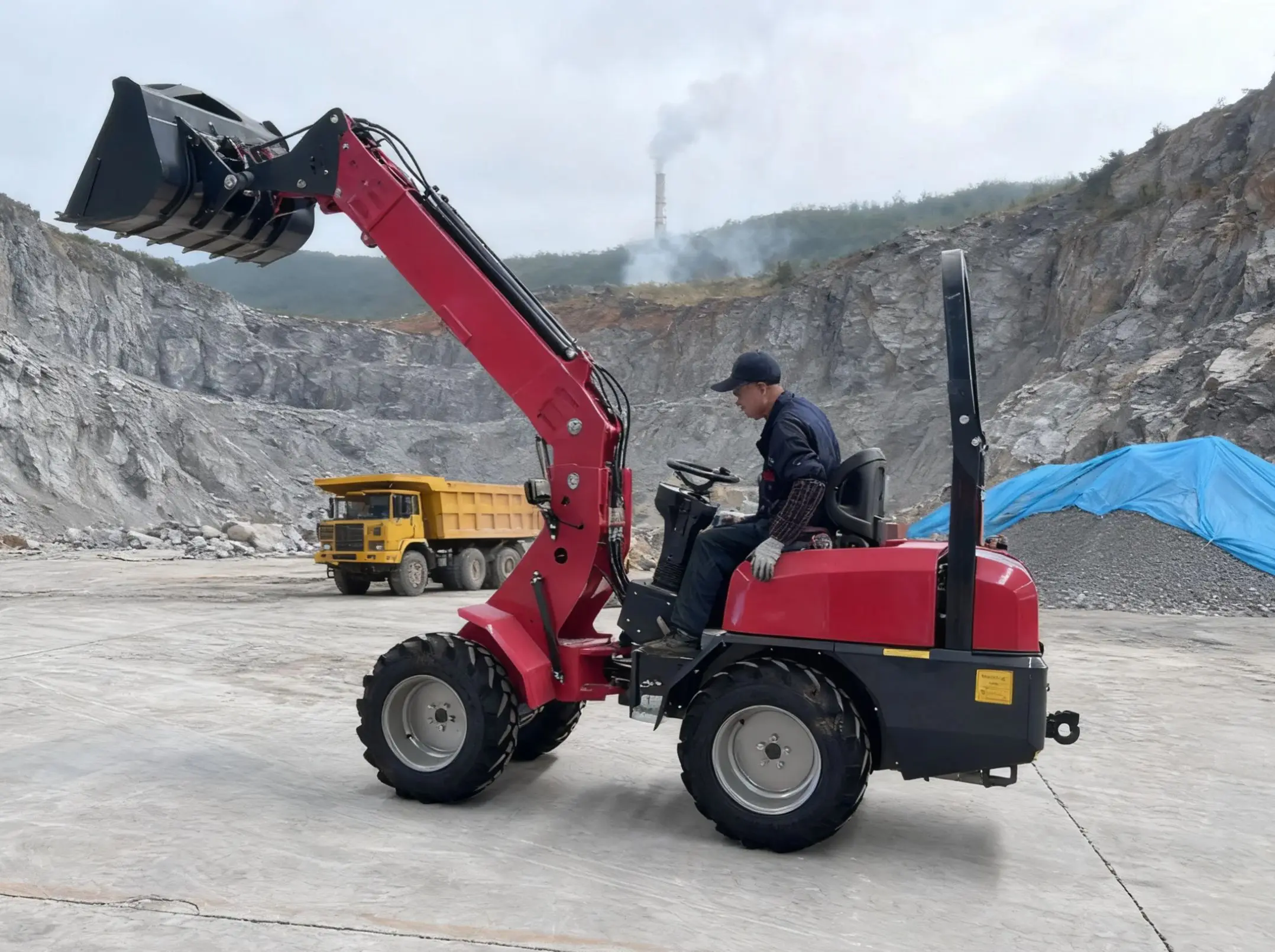 

Мини-колесный телескопический фронтальный погрузчик для строительной техники, хит продаж в Европе, скидка 60% на продажу