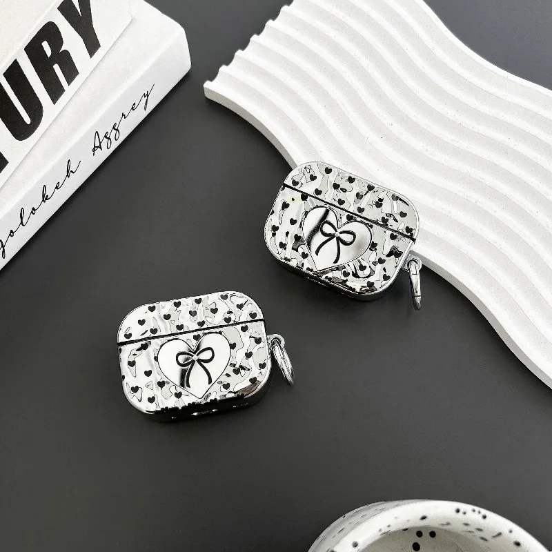 Funda protectora de mariposa negra de lujo para Airpods 1, 2, 3, funda para auriculares para Airpods Pro 2, fundas con gancho