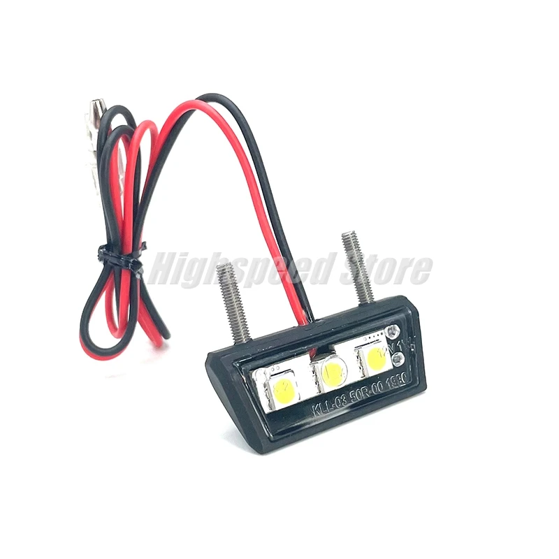 For YAMAHA HONDA SUZUKI KAWASAKI DUCATI BMW KOSO Waterproof Motorcycle Bright Taillight LED Car Number License Plate Light