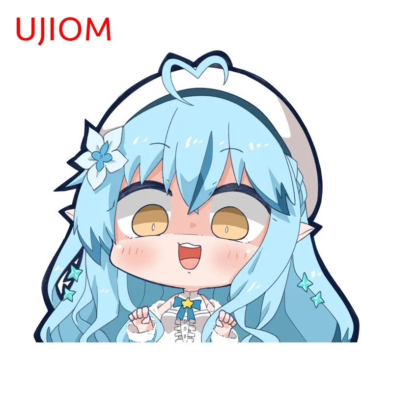 UJIOM Yukihana Lamy Kawaii Hololive Wall Sticker Attractive Occlusion Scratch Graphics Decal Creative Personality Wallpapers