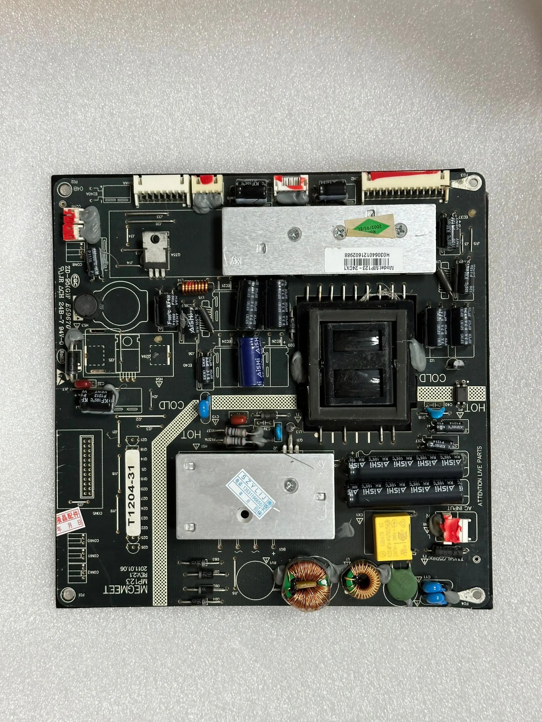 مجلس امدادات الطاقة MP123-N MP123-24TF/N يناسب 40CE770 LE-40TL1600