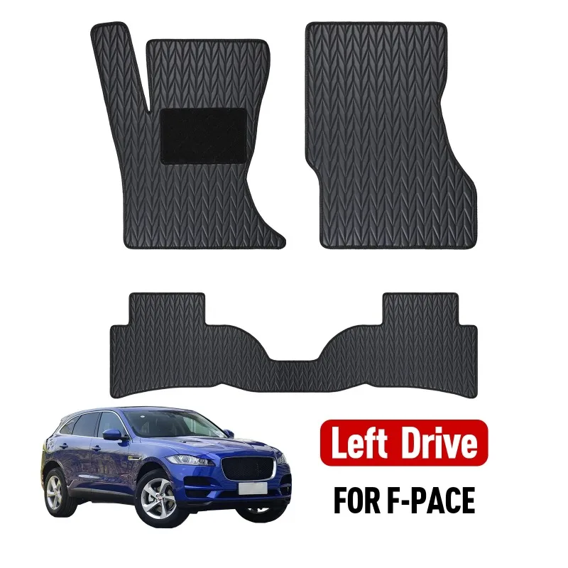 مخصص سيارة الكلمة حصيرة ل F-PACE 2017 2018 2019 2020 وسادة مقاومة للماء الحصير سيارة يغطي اكسسوارات السيارات