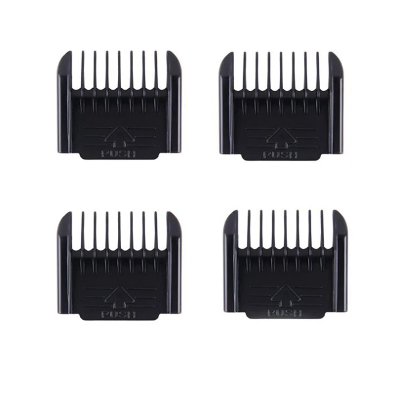 Electric Clipper Accessories,4Pcs Cut Clipper Limit Comb Guide Attachment Size Barber Replacement