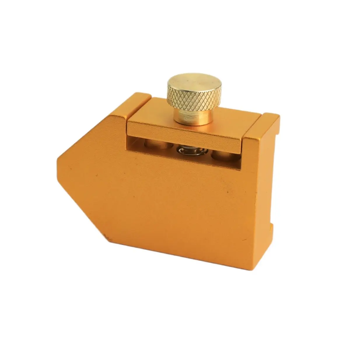 STOCK-45 Degree Marking Tool Aluminum Alloy Angle Ruler for Woodworking Long-Lasting Reliability Precise Line Markings Gold