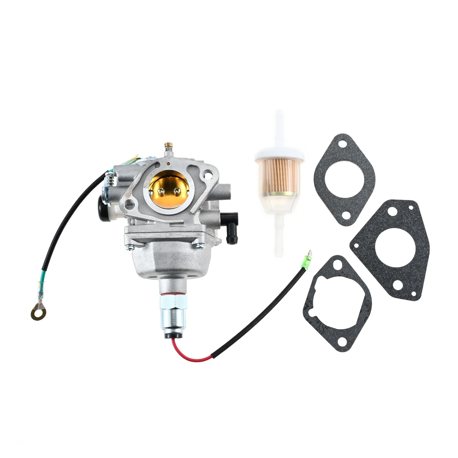 

1Set Carburetor With Fuel Filter 3 Gaskets Fit for Kohler 22 23 24 25 26 27 HP Motor Courage SV720 SV725 SV710 SV715 SV730 Etc