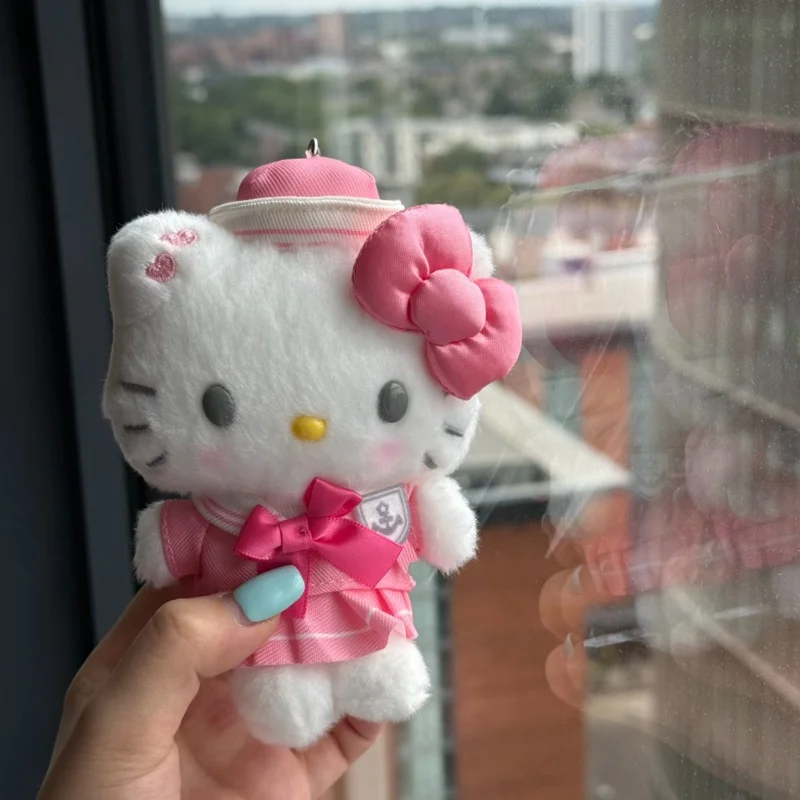 Sanrio Hello Kitty Kuromi My Melody Navy Sailor Uniform Series Pluszowa Zabawka Brelok do Kluczy Ozdoba do Torebki Prezent na Halloween