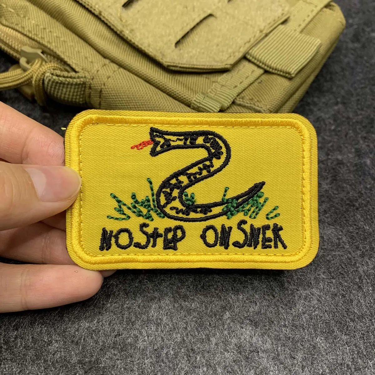 Funny Snake Embroidered Patch, 