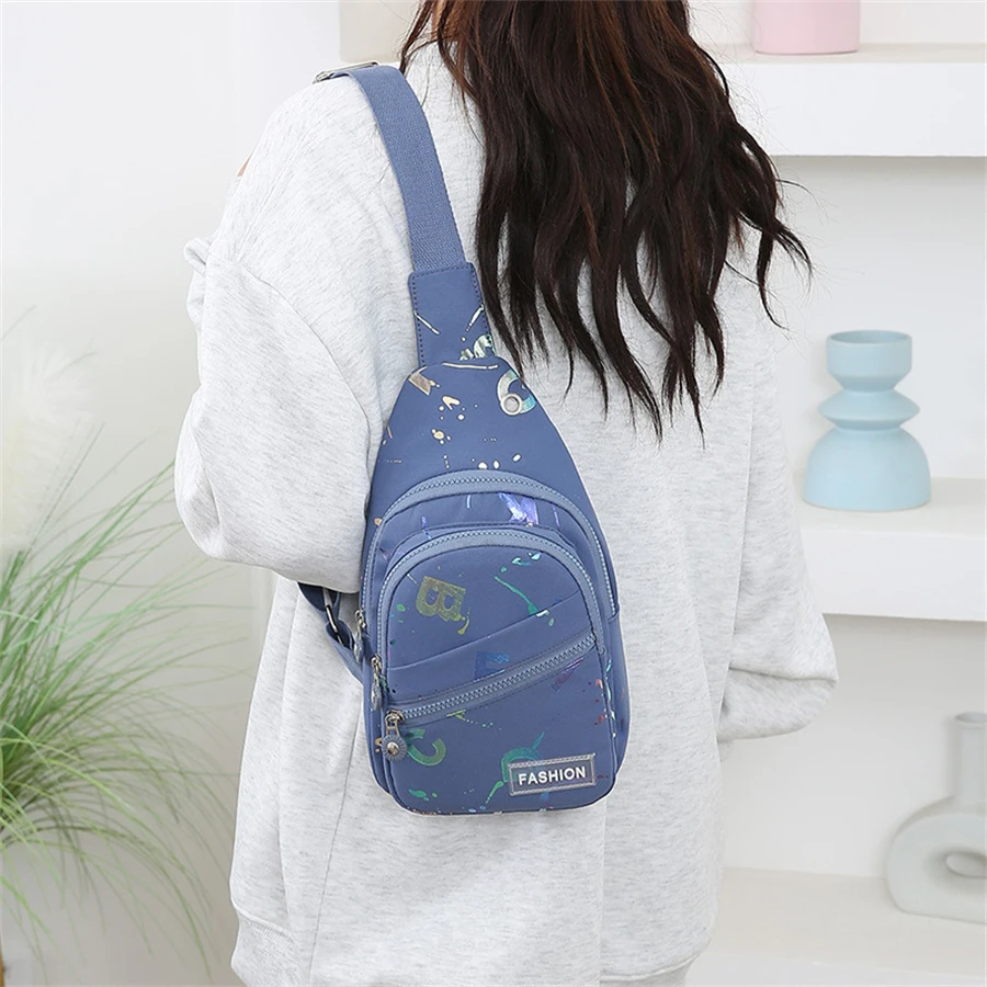 Chest Bag Crossbody Small Sling Backpack Sling Bag for Women, Chest Bag Daypack Crossbody for Travel Sport Crossbody Backpack