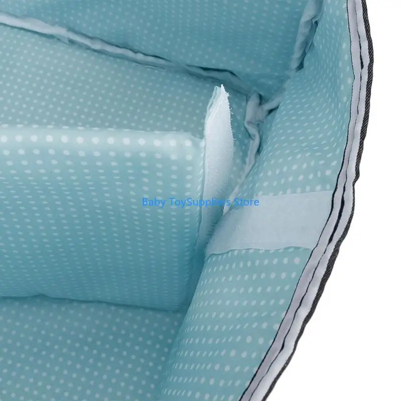 

R1WF Convenient Baby Diaper Carrying Case Travel Organiser Bag Striped Storage with Large Capacity for Family Outings