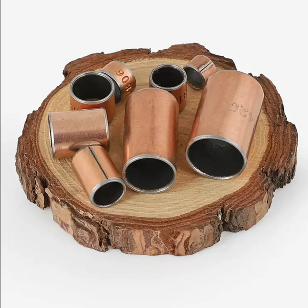 SF-1 Composite Copper Bushing Bearing Shaft Sleeve Dry Oil-Free Wear-Resistant Bushing Steel Sleeve 3 4 5 6 8 10 12-80mm
