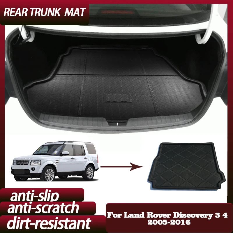 

Car Rear Trunk Mat for Land Rover Discovery 3 4 LR3 LR4 L319 2005~2016 Luggage Liner Tray Waterproof Floor Pad Auto Parts Tool