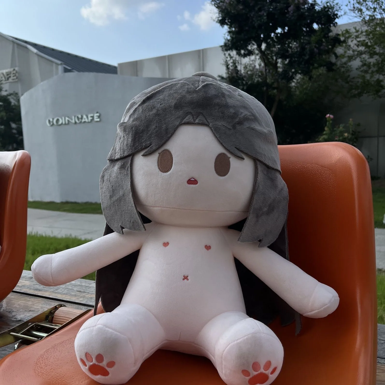 Accessori in peluche di cotone stampato TGCF Tian Guan Ci Fu Xie Lian Hua Cheng da 40 cm