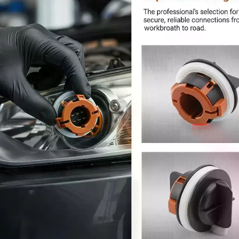 1 Set HDL-439 261342255R Car Lamp Holder Harness Connector Plug 1 Pin Wire Car Connector Spot DJ7011-2.2-11D For Vehicle
