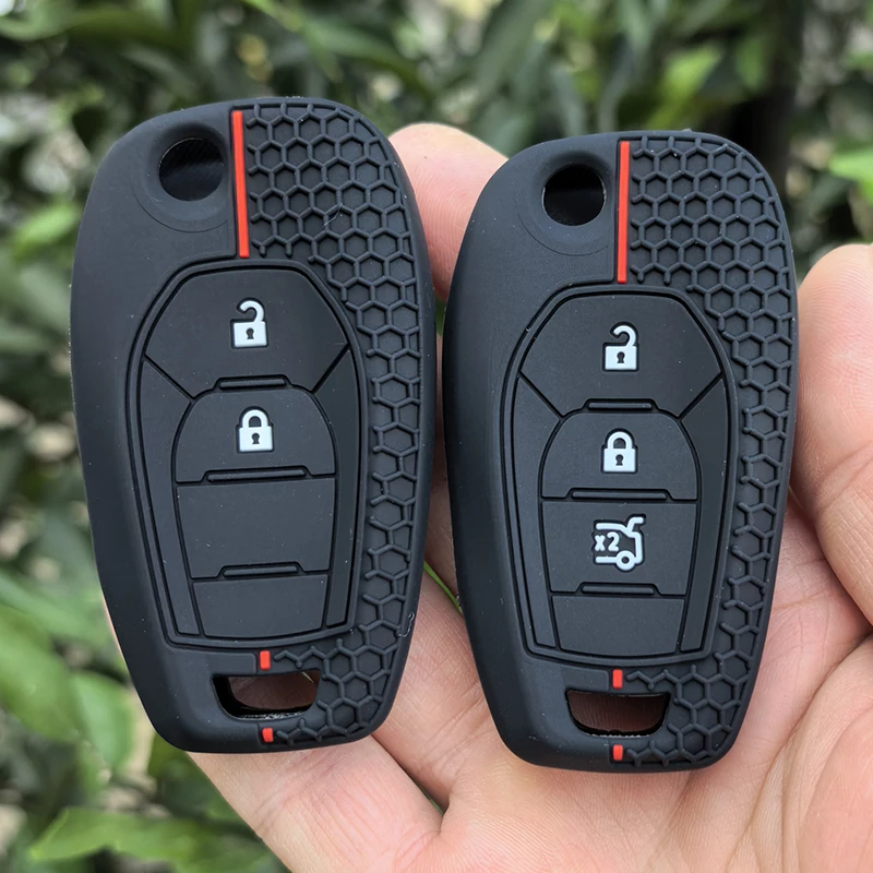

Silicone Remote Flip Car Key Case FOB for Chevrolet Cruze Trax LS Badge Spark Sonic Aveo Tracker Onix RS Trailblazer Accessories