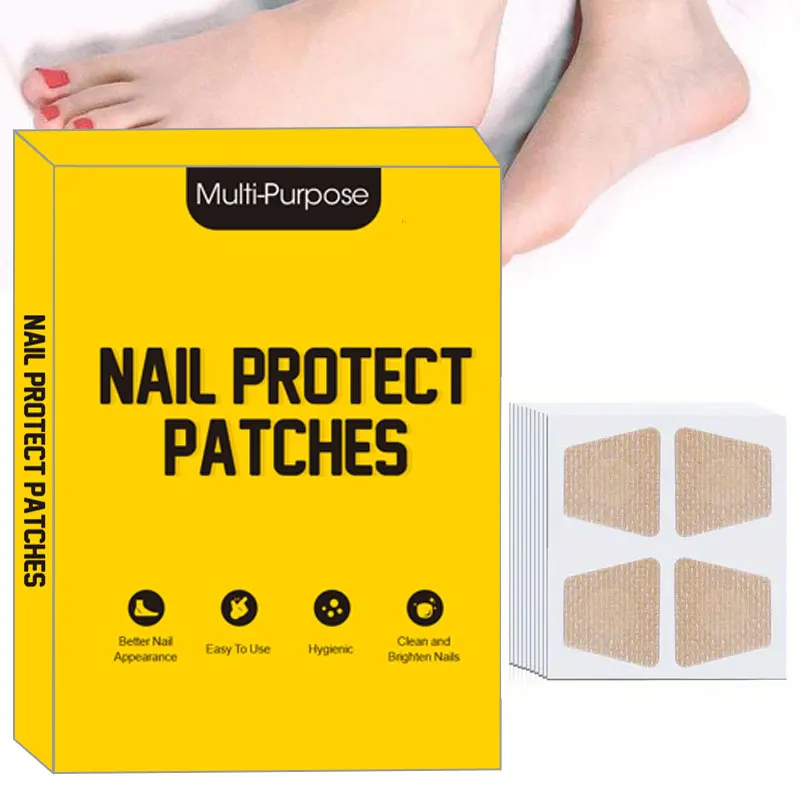 

88PCS Brown Nail Protect Patches, Improve Nail Appearance,Toenail Patches, Nail Stickers For Ingrown Toenail Nail Stickers