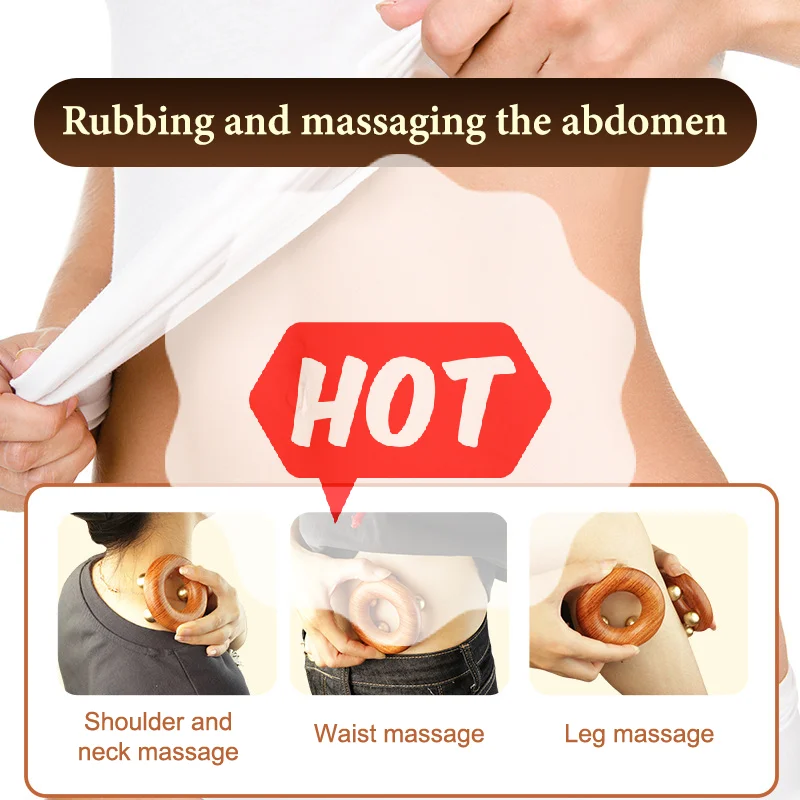 

Brass And Wooden Facial Lifting Massager Gua Sha Meridian Scalp Comb Trigger Point Lymphatic Drainage Cellulite Massage Brush