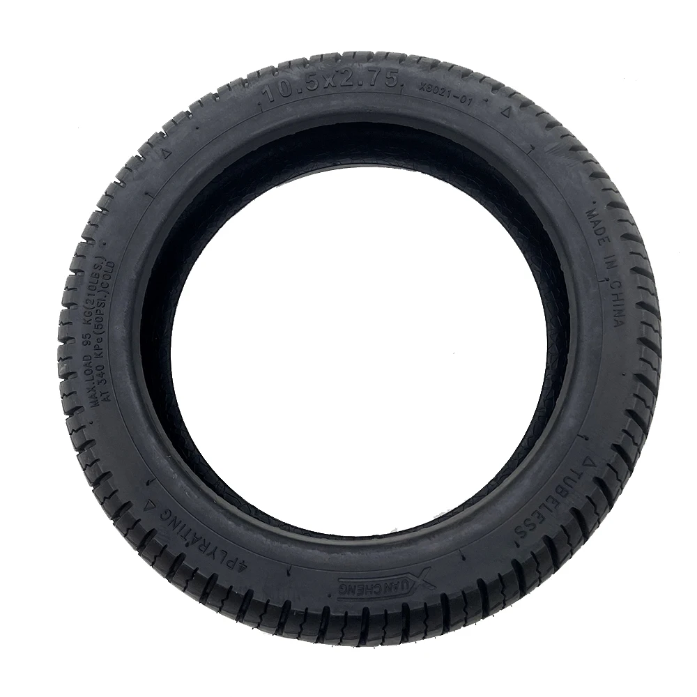 10.5x2.75-7 Tubeless Tyre 60/70-7 Vacuum Tire for Xiaomi 4 Pro Electric Scooter Modification Replacement Parts