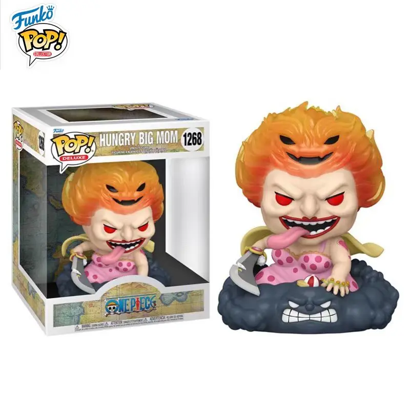 

Funko POP Original ONE PIECE Anime Figure Hungry Big Mom Action Figure Toys for Boys Girls Kids Gift Collectible Model Ornaments