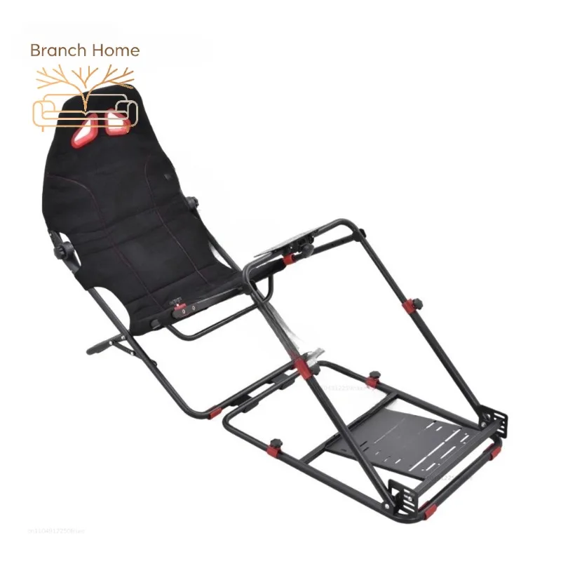 GY070 game seat game station custom foldable driving simulation car seat racing game cockpit with steering wheel bracket