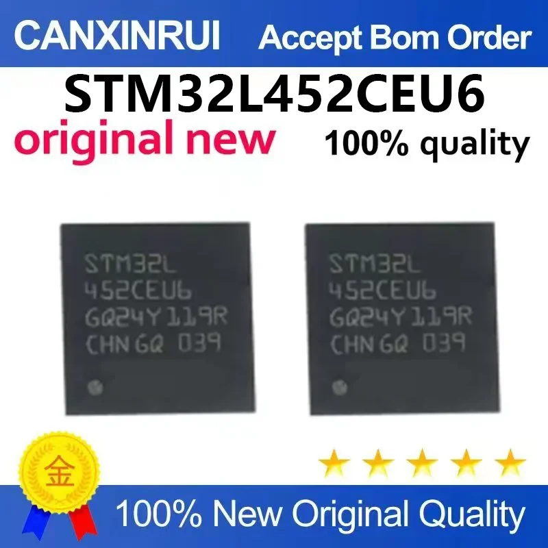 （5pcs-100pcs）Brand new original genuine STM32L452CEU6 QFN-48 microcontroller IC