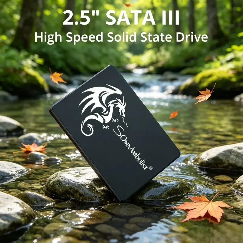 

Upgrade Your Laptop Now with SomnAmbulist 2.5 Inch SATA3 SSD, Multiple Capacities, Powerful Swift Internal Solid State Drive