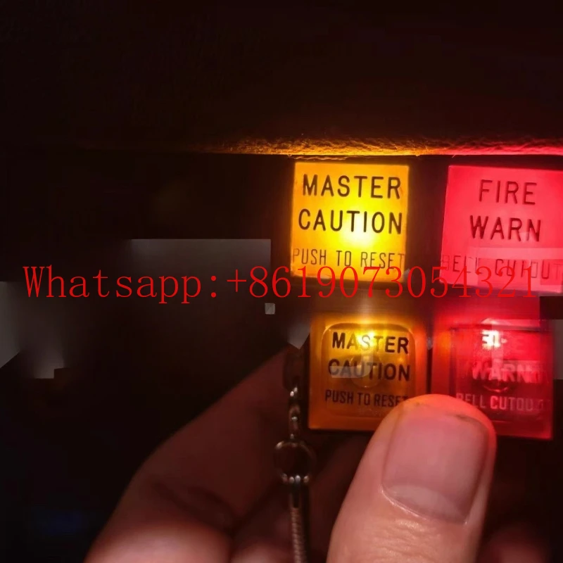 737NG 737-800 سلسلة مفاتيح ضوئية تحذيرية، محاكاة الصوت، بضائع الطيران المدني