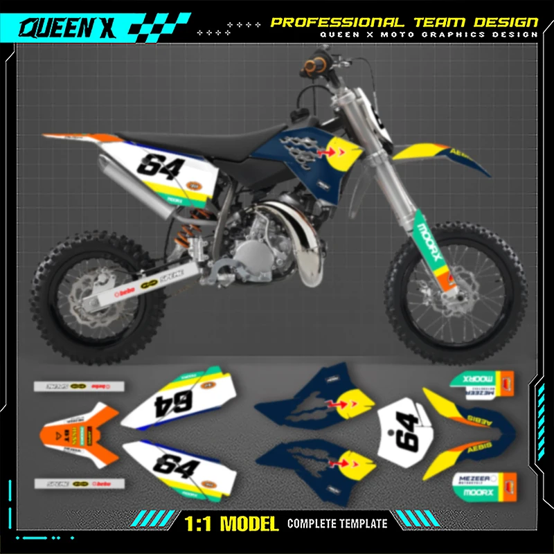 

Queen X MOTOR Cusotm Team Motorcycle Graphics Decal Stickers Kits For KTM SX50 SX 50 2009 2010 2011 2012 2013 2014 2015 001