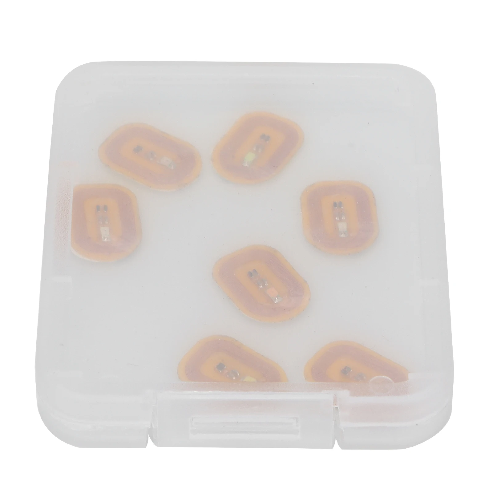 7pcs NFC Lighting Nail Art Stickers Different Colors Self Adhesive Intelligent Nail Stickers NFC Nail Art Tips