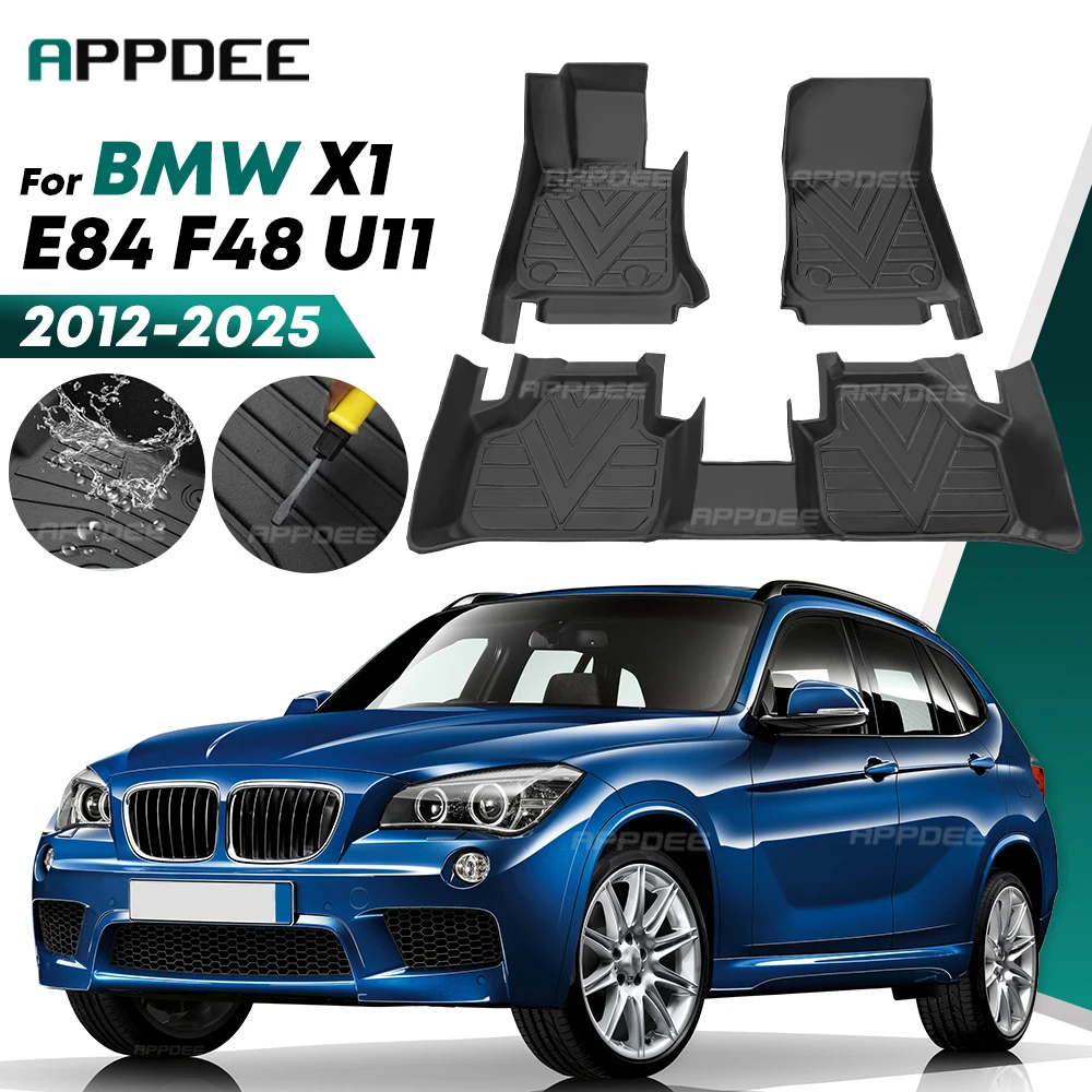 Für BMW X1 E84 F48 U11 2012-2025 Custom All-Weather TPE Auto Boden Matte Automotive Teppich Abdeckung innen Schutz Zubehör