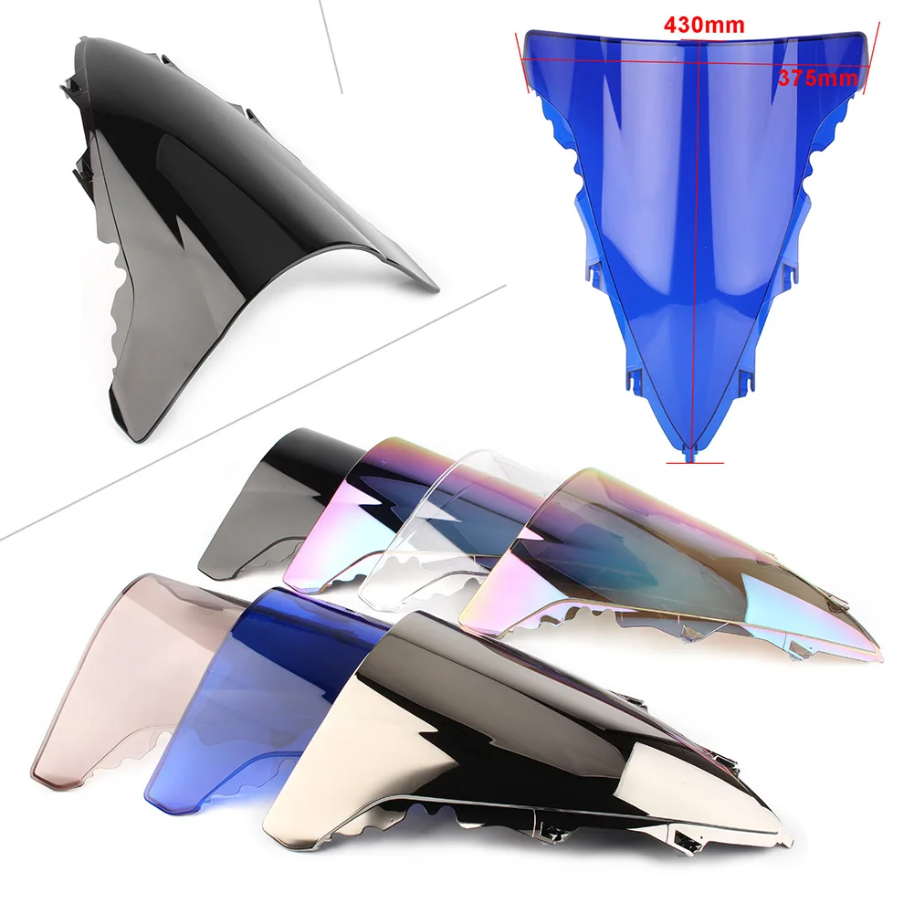 YZF-R1 2009-2014 Motorbike Wind Shield Windscreen Double Bubble For Yamaha YZF R1 1000 2009 2010 2011 2012 2013 2014