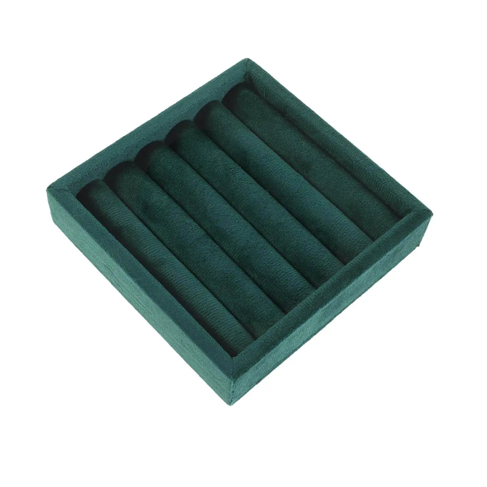 

Органайзер-вставка для демонстрации колец, 5 слотов, штабелируемый лоток для хранения ювелирных изделий, держатель для колец, серег, шкатулка для украшений