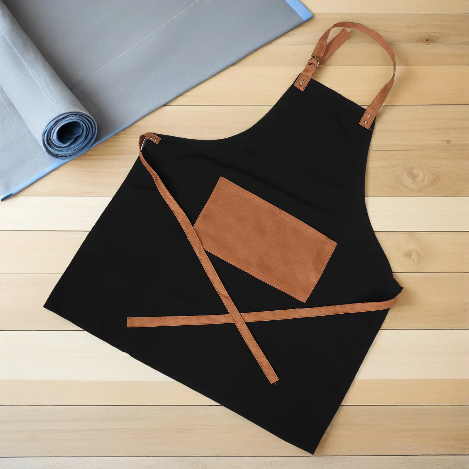 

Водонепроницаемый холщовый фартук, черный шейный ремешок, кулинария, садоводство, барбекю, посудомоечная машина, профессиональные кухонные фартуки, новинка, фартук