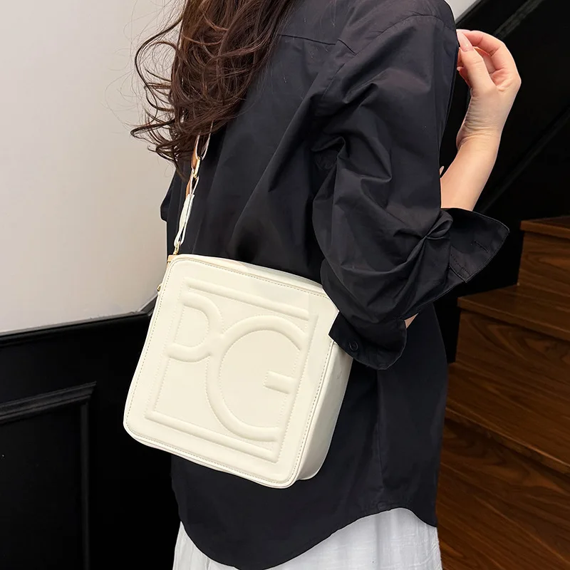 

Luxury Brand Embossed Case Camera Bag | Large Capacity | Stylish Shoulder/Crossbody | Simple and Versatile Design