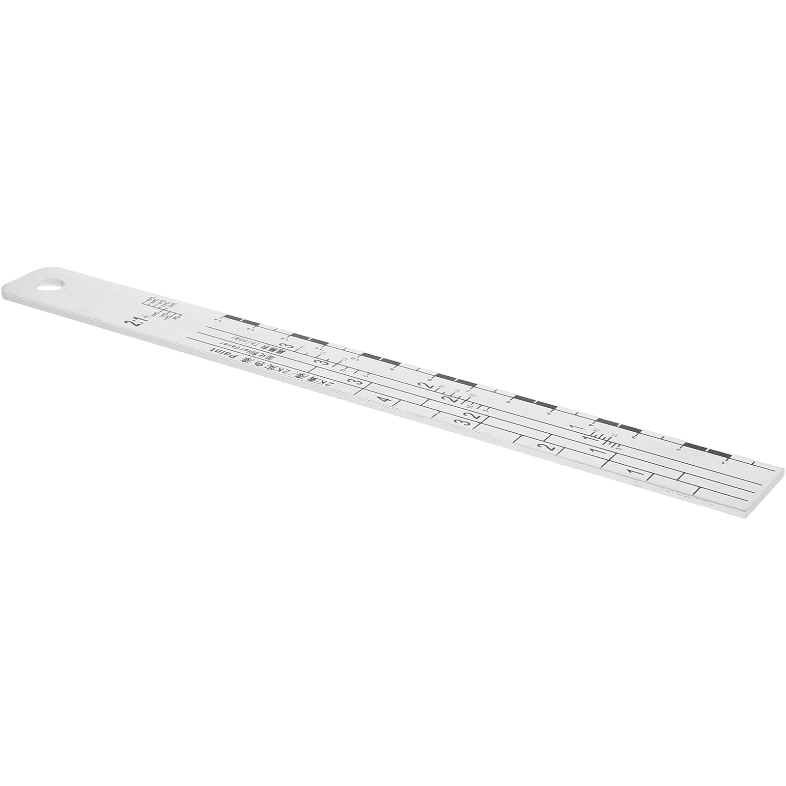 

Mixing Scale Stainless Steel Rulers Measuring Tools Graduation Rules Paint Stirring Automotive Repair Metal Paint Sticks