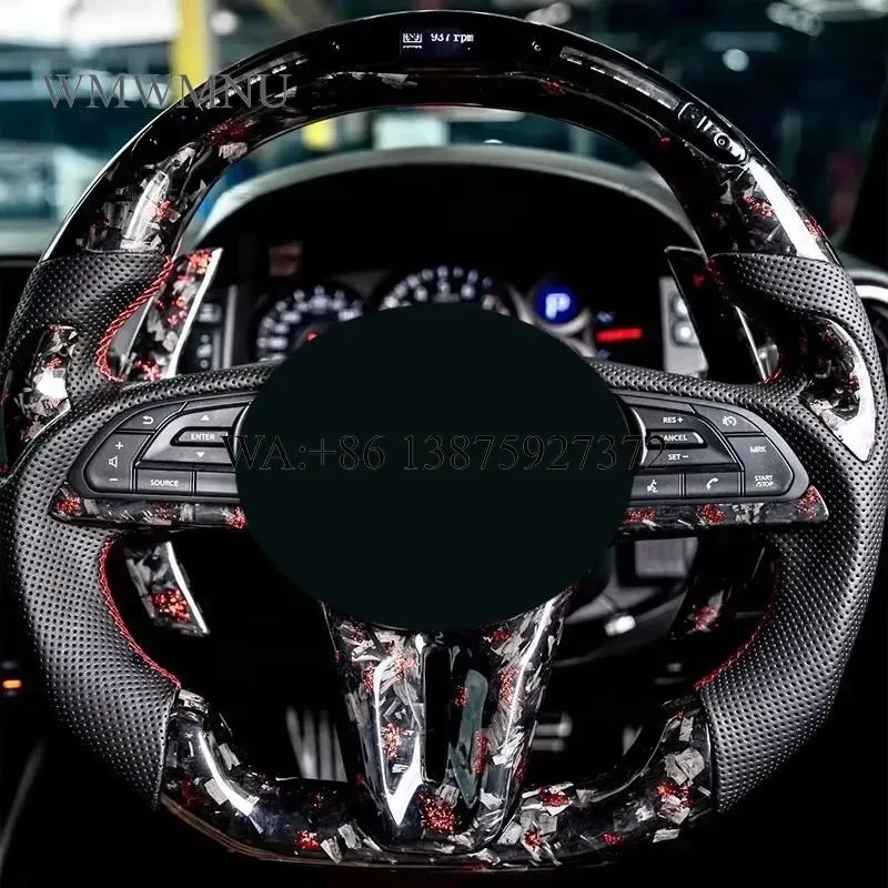 Wmwmnu Forged Carbon Fiber Racing Car Steering Wheel Universal Auto Part with Control for GTR35