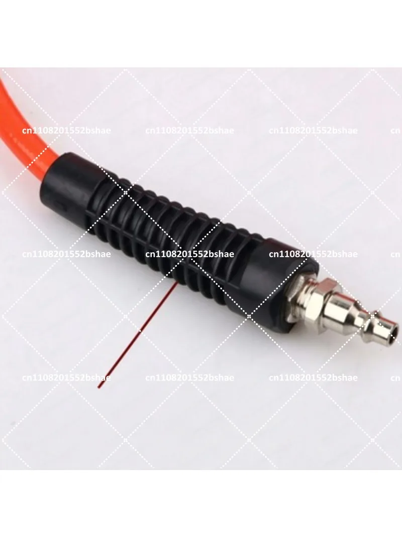 6ft Air Compressor Hose with Quick Coupler, Lightweight Heavy Duty Rubber Hose Kit