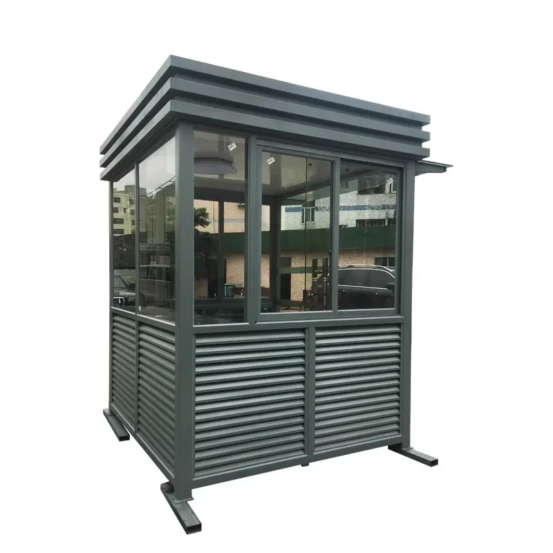 Steel structure guard box duty room, outdoor movable security box