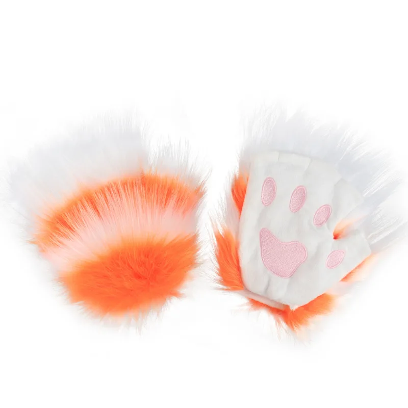 Guantes de garra de gato para Cosplay, accesorios de juego de rol, garra de Animal lindo