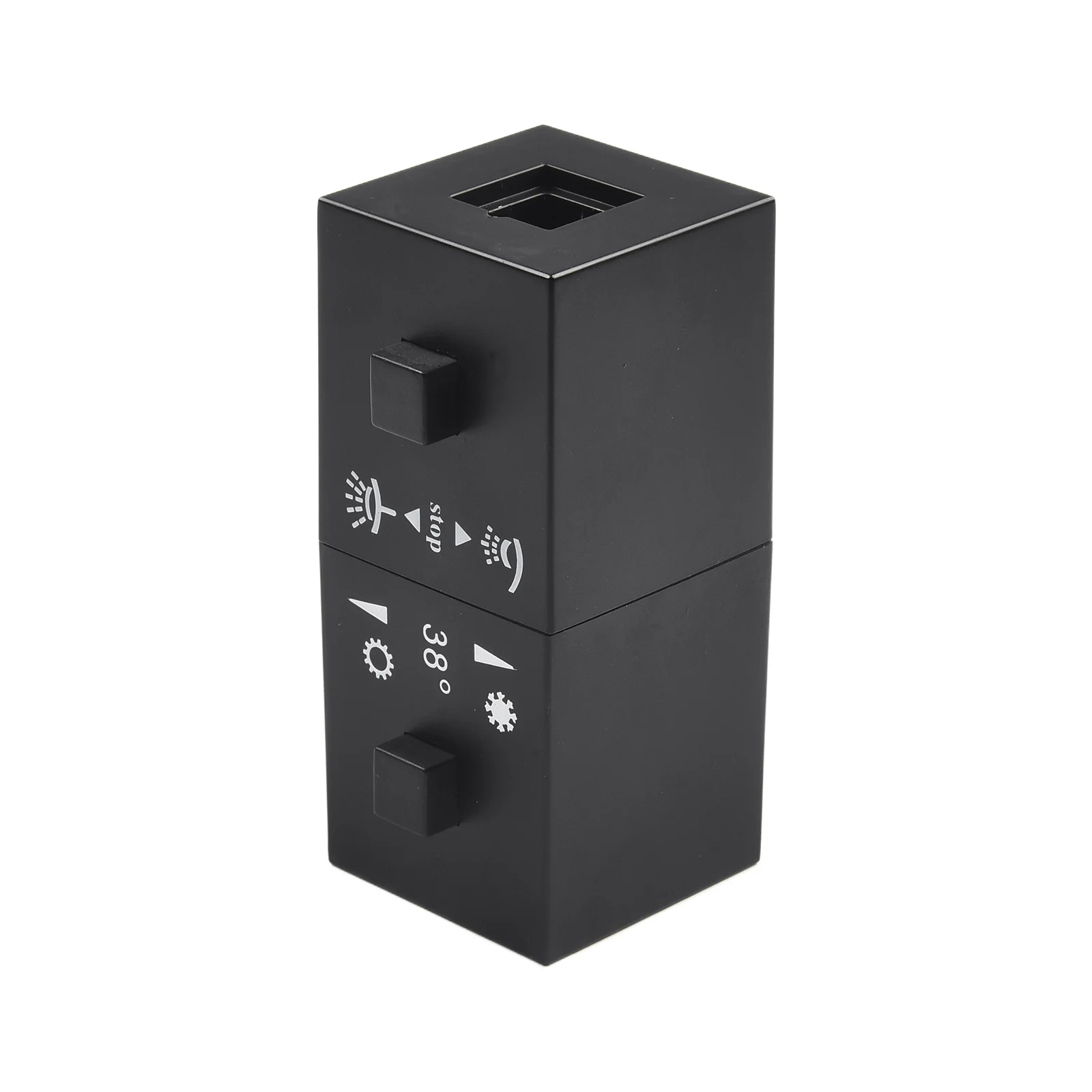 Practical Knob Handles Control Handle Knob Bathroom Supplies Accessories Black Replacement Thermostatic With Stop Ring Bathroom