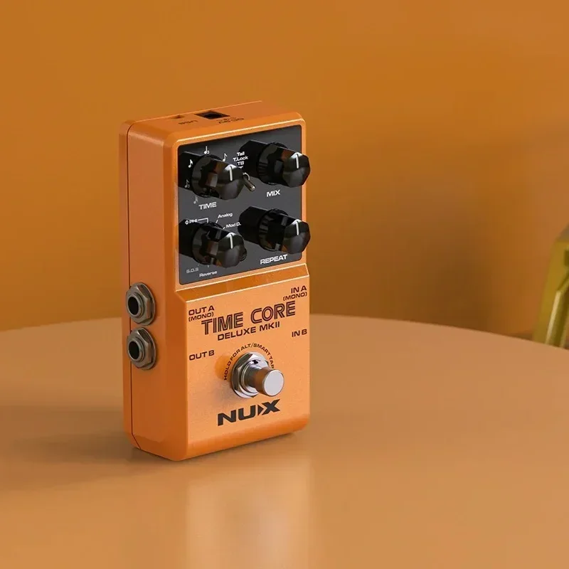 NUX-Time Core Deluxe MKII Effets de guitare électrique, pédale de retard polyvalente, 7 types, boucleur de phrase, accessoires de guitare