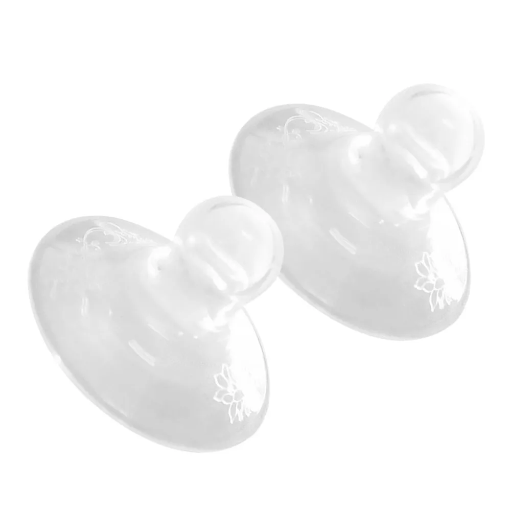 2 قطعة أداة تصحيح النساء التراجع الرضاعة الطبيعية شفافة قسط سيليكون دائم آمنة عملية كبيرة