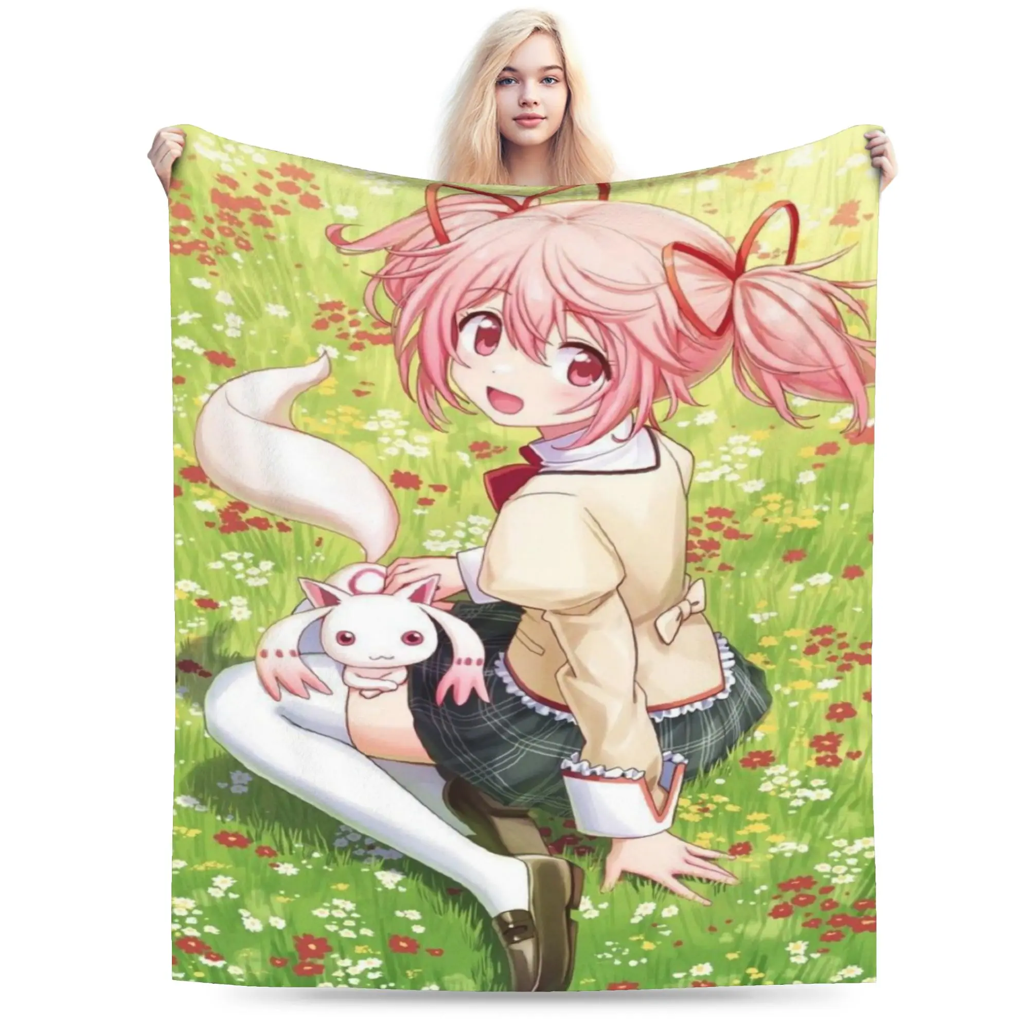 Puella Magi Madoka Magica Anime Merch Blankets Super Soft Fleece  Throw Blanket Cozy Bedding Throws
