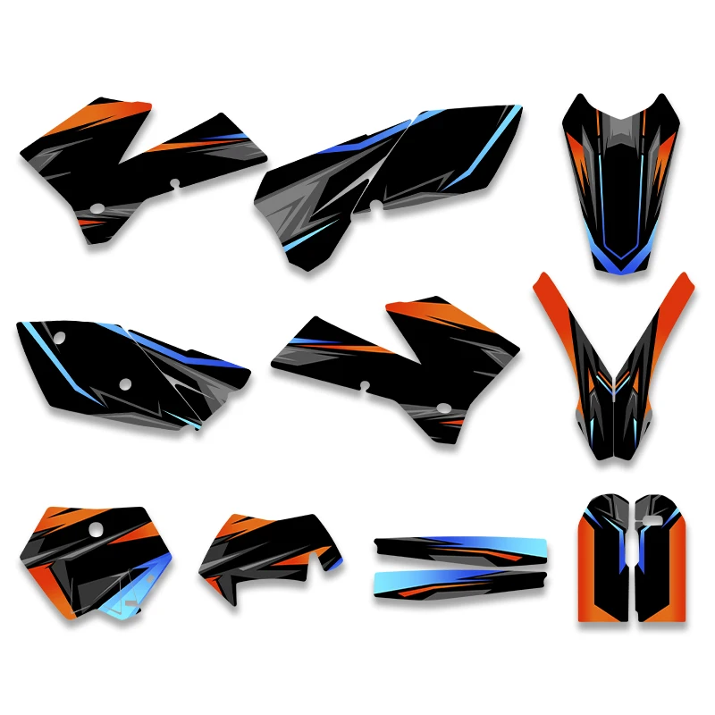 SPACE MOTO Graphic Decals Stickers For KTM EXC EXC-F 2005-2007 125 200 250 300 350 450 525 540 SX SXF 2005 2006