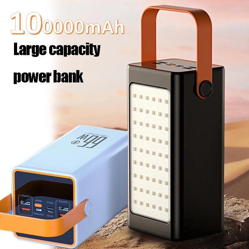 100000mAh  Power Bank Super Fast Charging Battery High Capacity Digital Display Power Bank for Iphone 15 14 Samsung Xiaomi