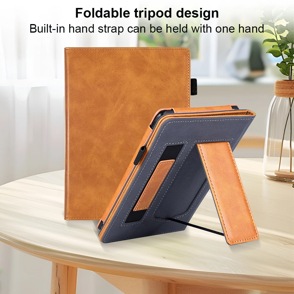 Кожаный чехол с автоматическим режимом сна, пробуждения, цветной чехол для Kindle Colorsoft Signature Edition 7 дюймов для Kindle Paperwhite Signature 2024 7 дюймов