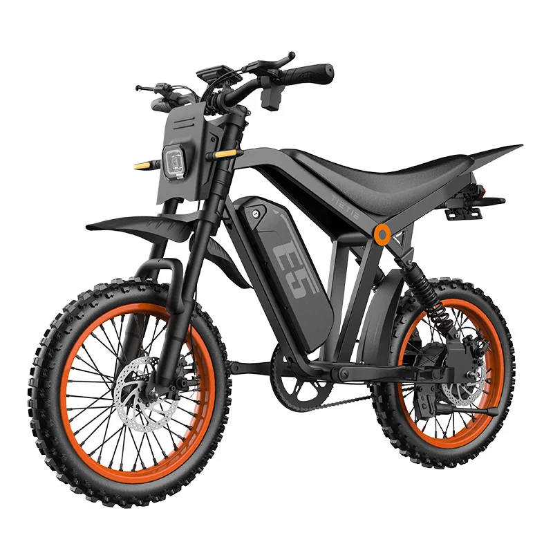 URLIFE E5 Allterrain Universal-Elektrofahrrad 48V 20Ah Hochleistungsakku 14-Zoll Allterrain-Reifen Ausgestattet mit NFC Ein-Klick-Start Erwachsenen-Elektrofahrrad