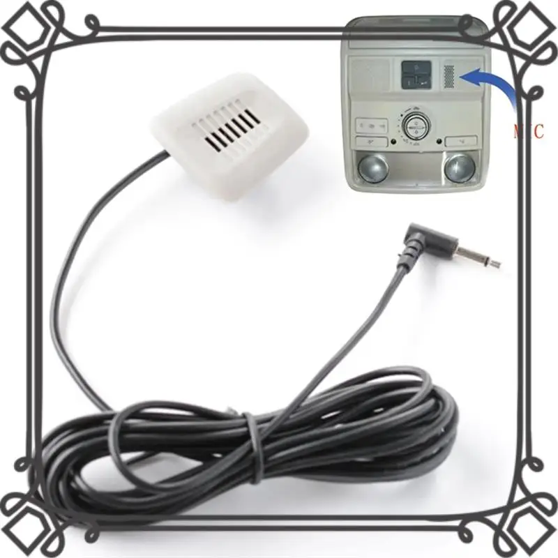 

Q2-Car Audio Microphone 3.5Mm Plug Mic Stereo Wired External Microphone For BMW 1 Series F20 3XF30 F35 5X